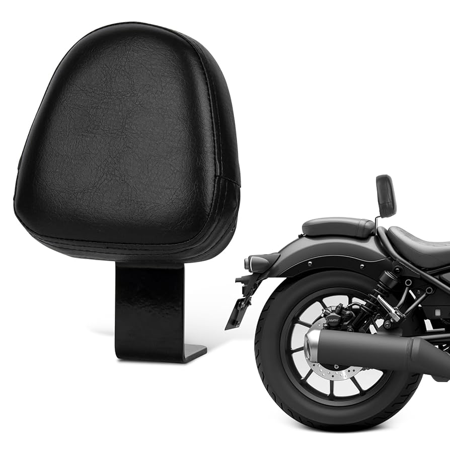 バイク用黒クッションシーシーバー・バックレスト Amazon | オートバイ バックレスト クッションパッド ラウンド